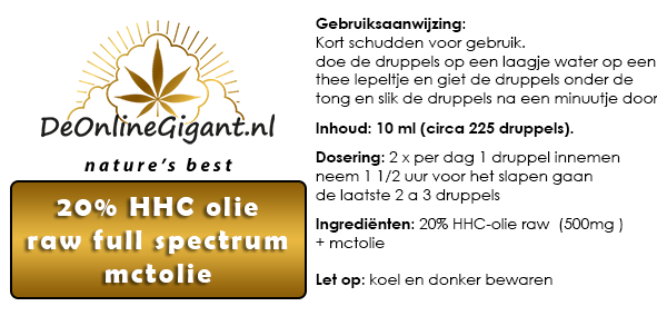 HHC olie 20%