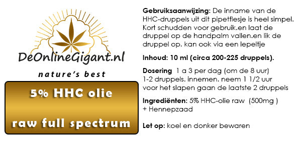 HHC-olie 5%