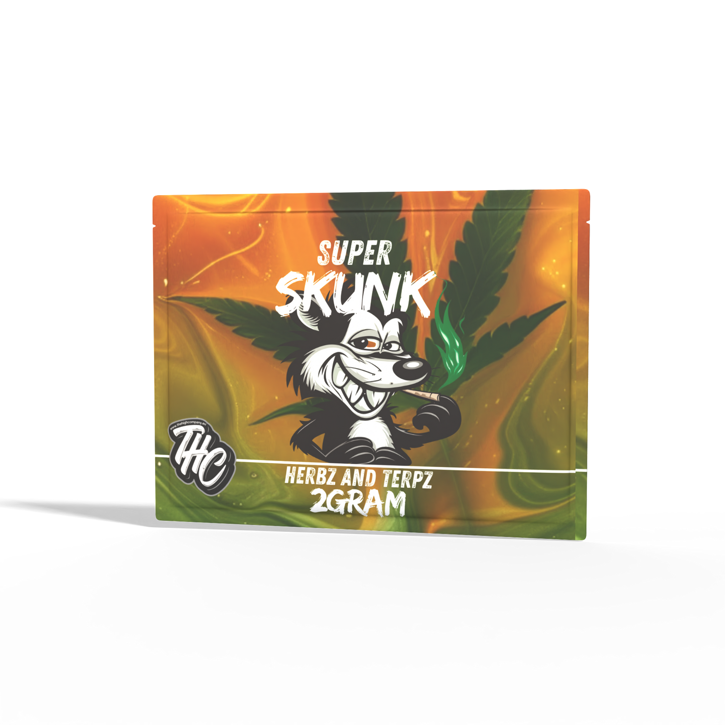 Herbz and Terpz Pouch Super Skunk THC-A 2 gram