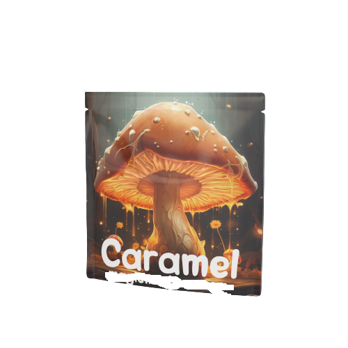 caramel met paddenstoelenextract 2 karamel