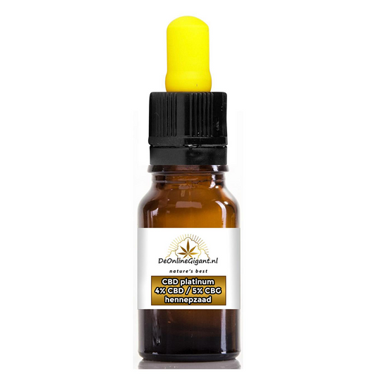 1 flesje CBD Olie 4% / CBG-olie 5% +1 flesje HHC olie+5% ( dit is de nr 1 favoriet combinatie)