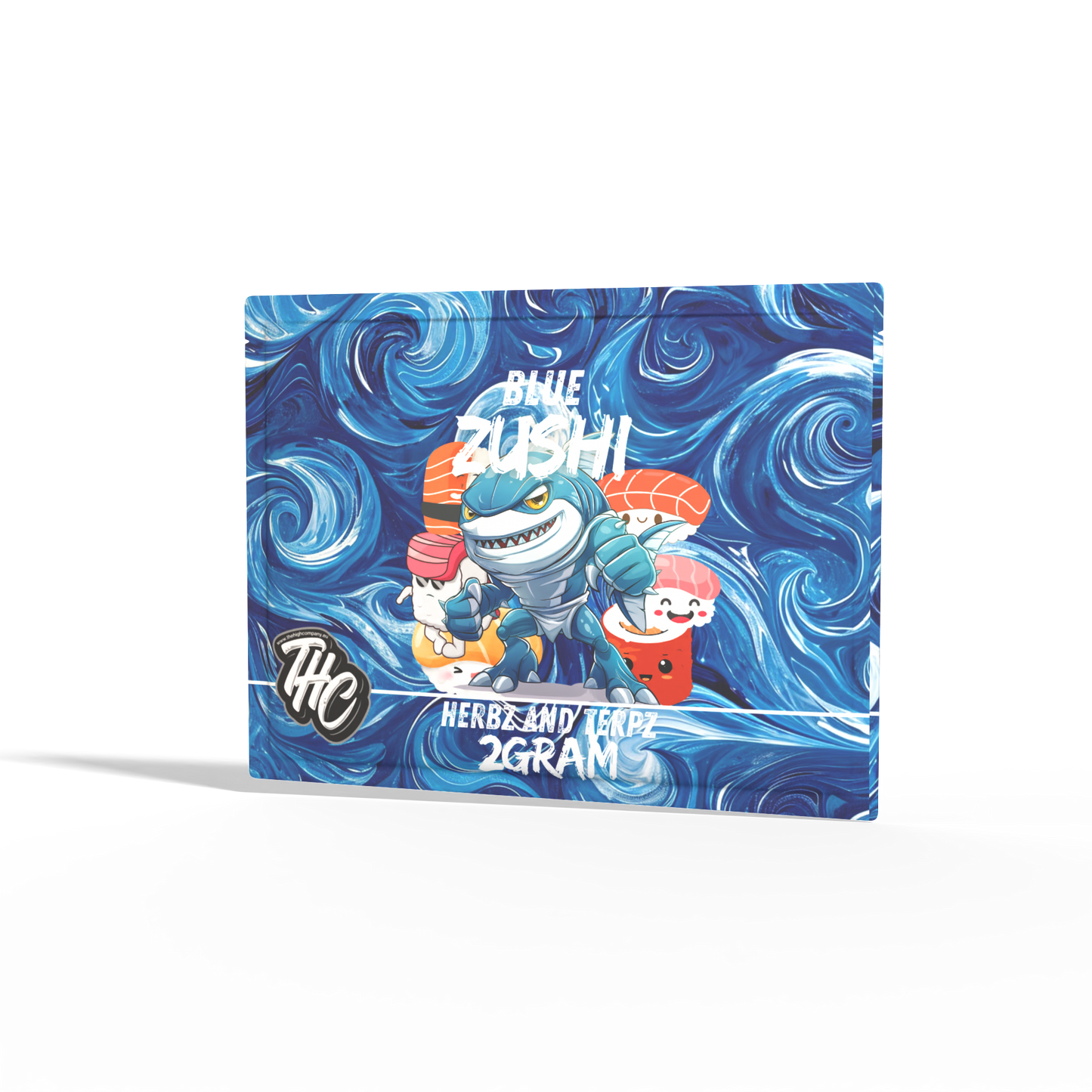 Herbz and Terpz Pouch Blue Zushi THC-A  2 gram