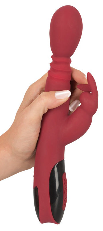 Stotende, Roterende & Verwarmende Rabbit Vibrator