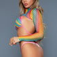 Dream In Colors BH Set Met Croptop - Regenboog
