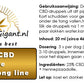 25% CBD Pure Gold Strong line 10ml 2500 mg CBD