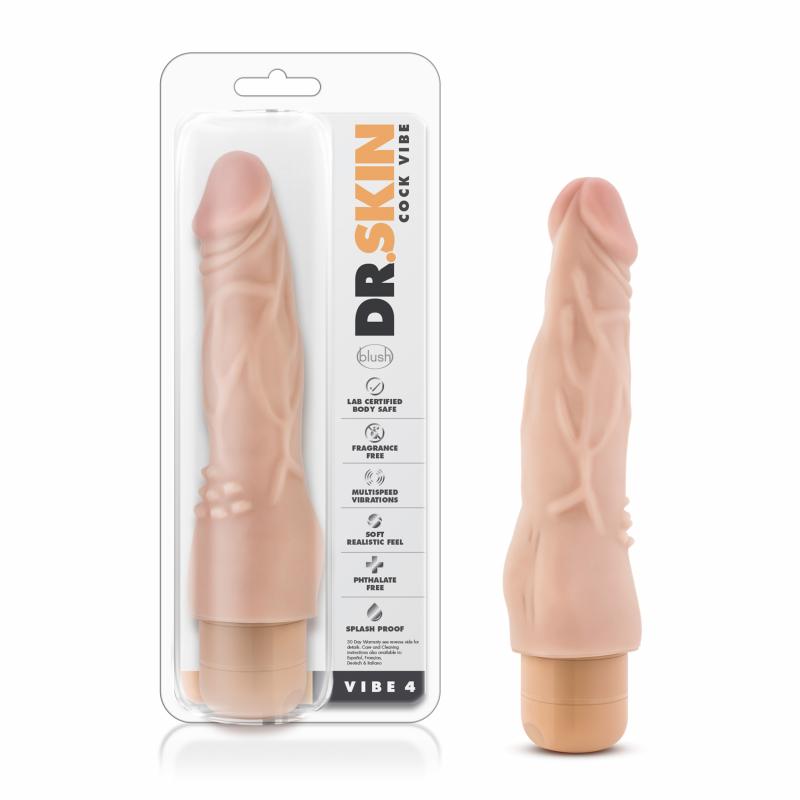 Dr. Skin - Cock Vibe no4 Vibrator - Beige