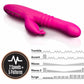 Lush Kira Rabbit Vibrator - Velvet Roze