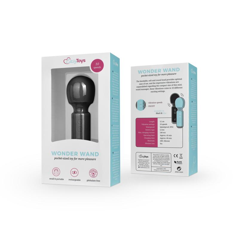 Mini Vibe Wand Vibrator - Zwart